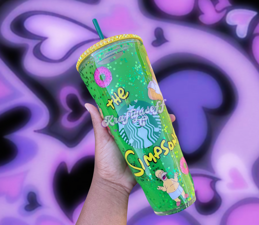 Simpsons Snowglobe Tumbler