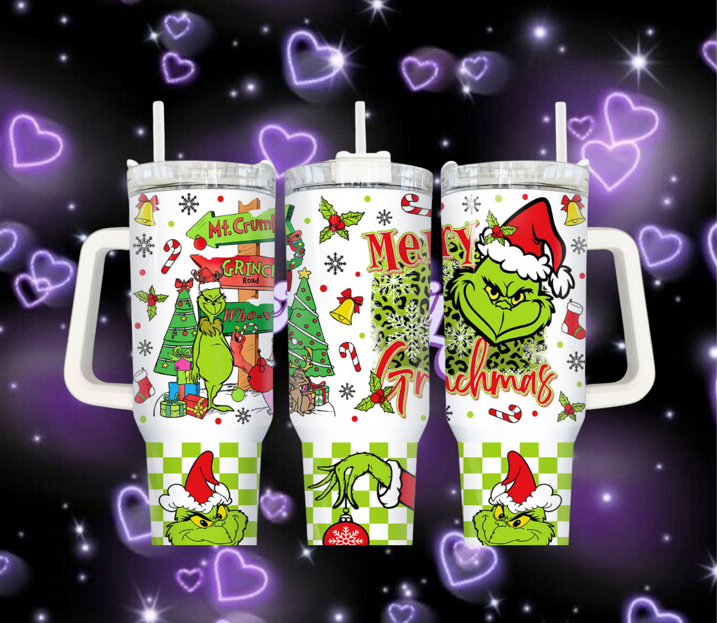 Leopard Merry Grinchmas Tumbler