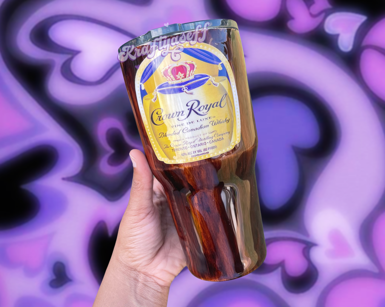 Woodgrain Liquor Tumbler