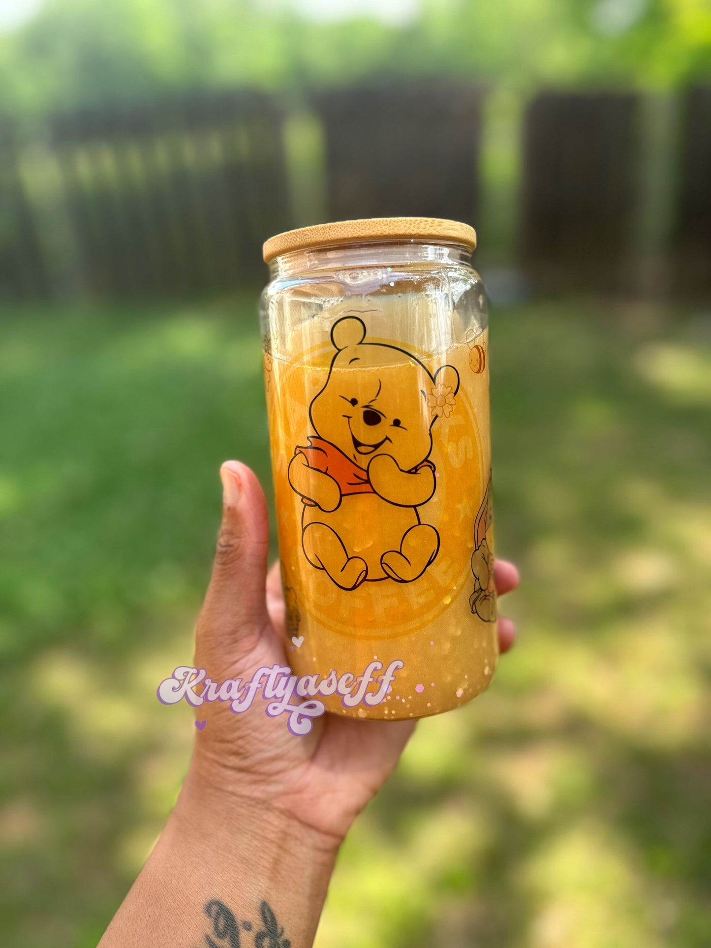 Pooh, Snow Globe Tumbler