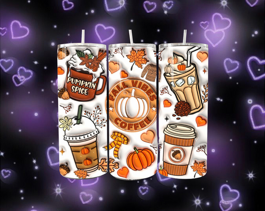 Fall Vibes Coffee Tumbler
