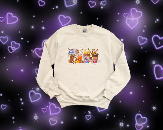 Pumpkin Pooh Latte Crewneck